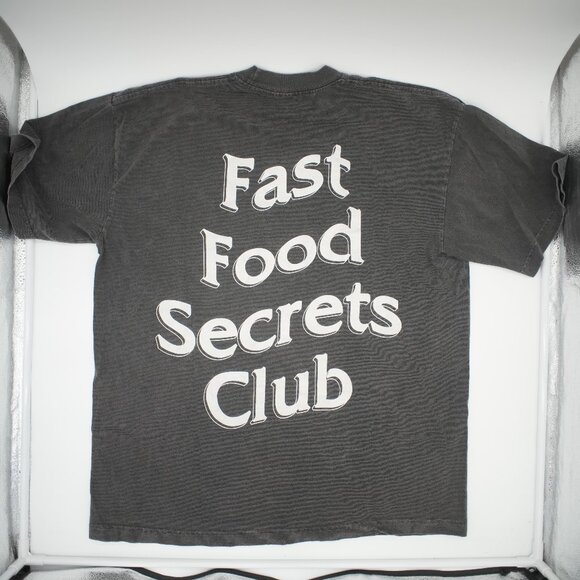 FAST FOOD SECRETS CLUB GRAPHIC T-SHIRT - Picture 2 of 4